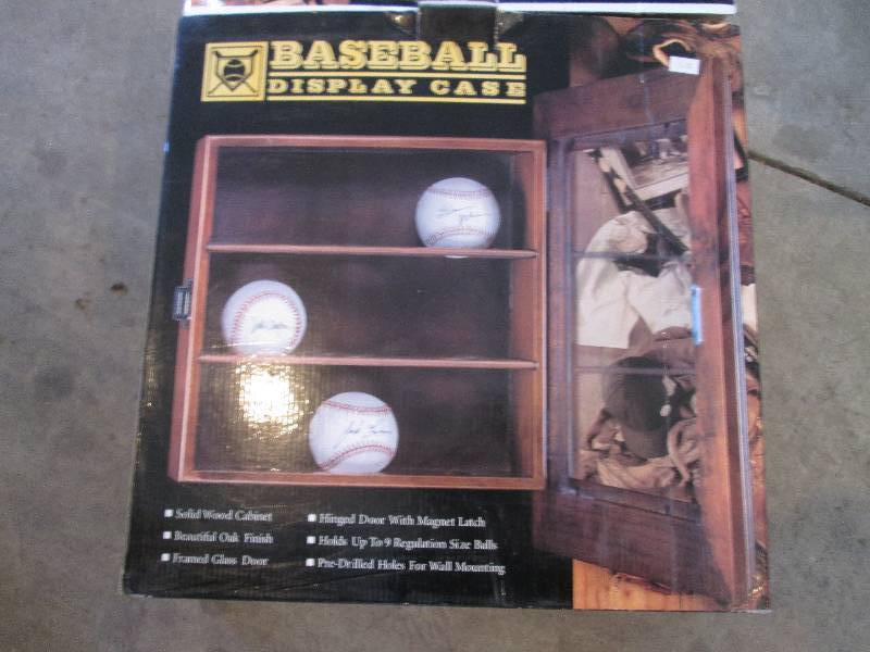 lot 57 image: New baseball display case...