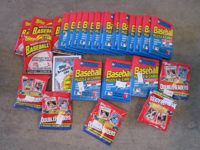 lot 59 image: Lot of unopened was packs...