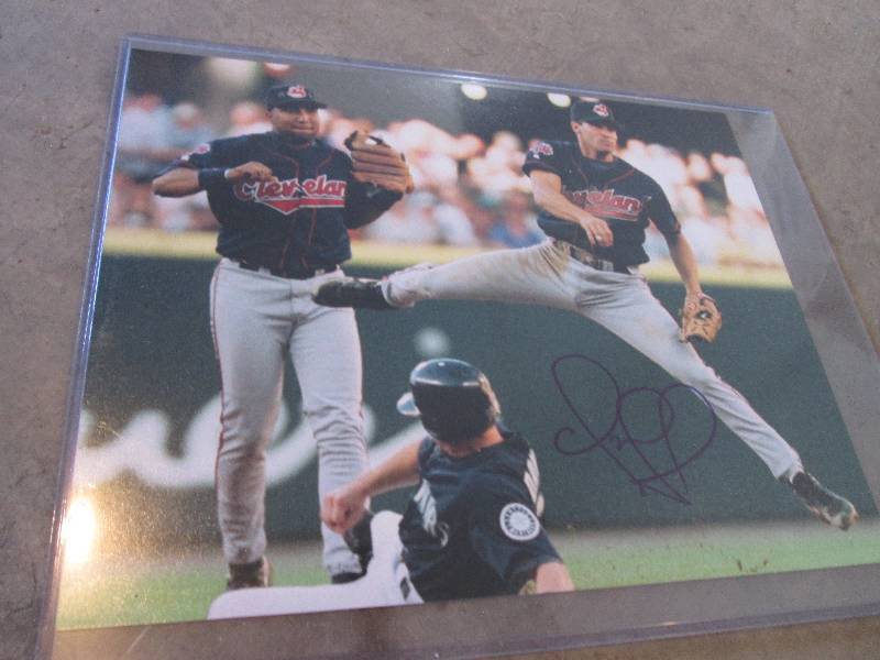 lot 74 image: Autographed Indians picture...