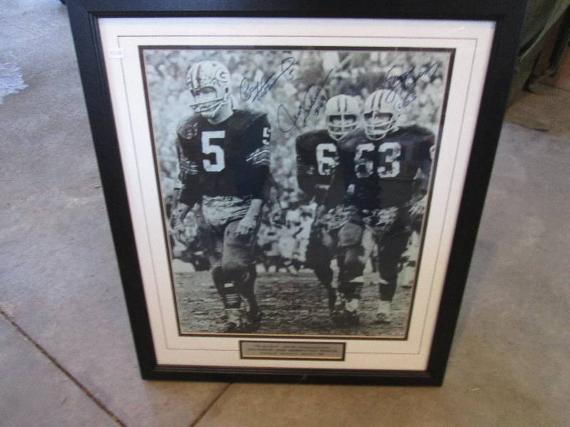 lot 89 image: Autographed 1965 football picture...