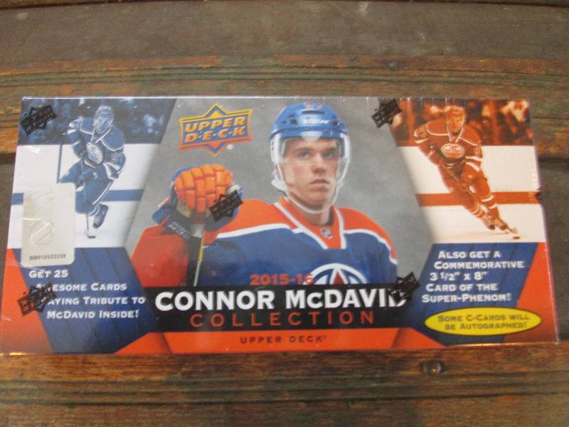 lot 109 image: Factory sealed Upper Deck Connor Mc...