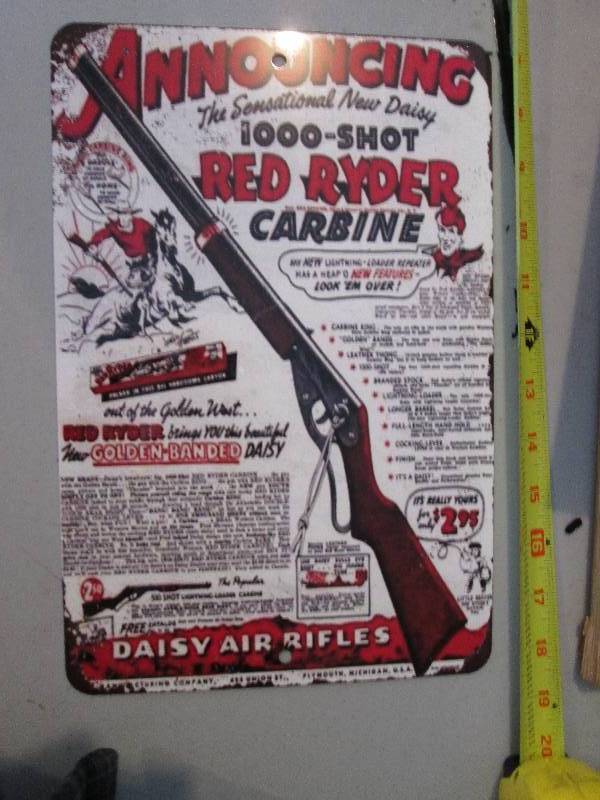 lot 132 image: Metal Sign...