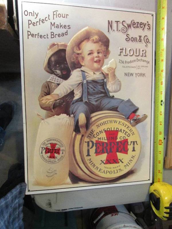 lot 136 image: Metal Sign...