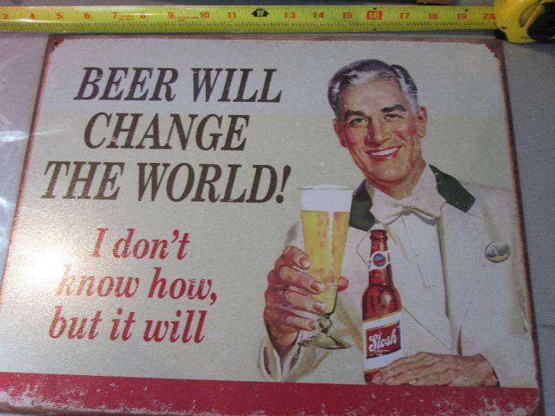 lot 139 image: Metal Sign...