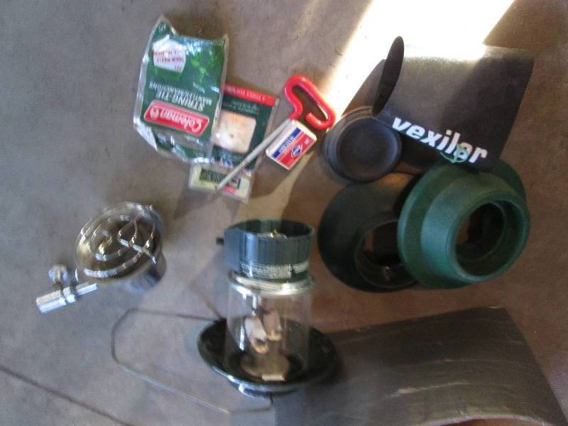 lot 149 image: Camping lanterns and gear...