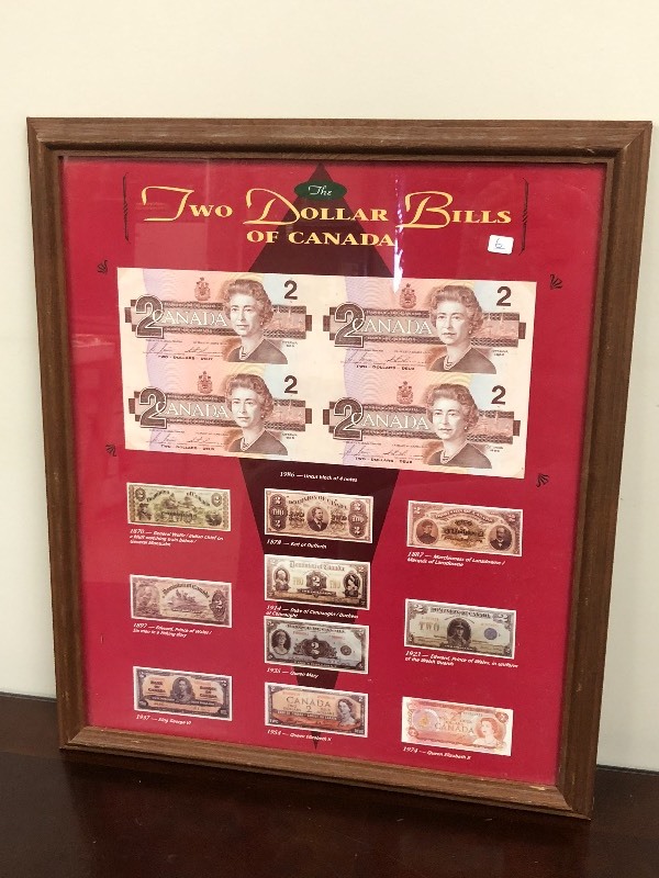 lot 6 image: The Two Dollar Bills Of Canada Disp...