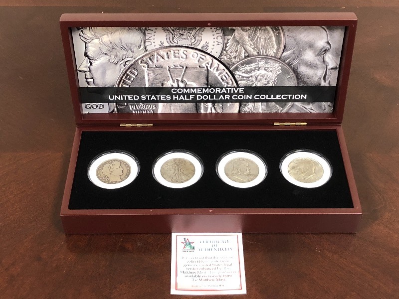 lot 14 image: Commemorative U.S. Half Dollar 4-Co...