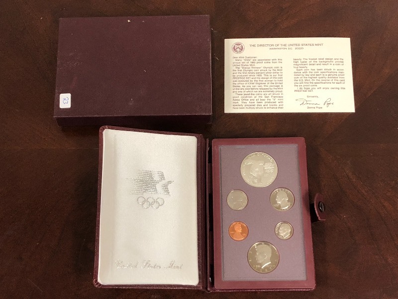 lot 23 image: U.S. Mint Prestige 1983 Six-Piece C...