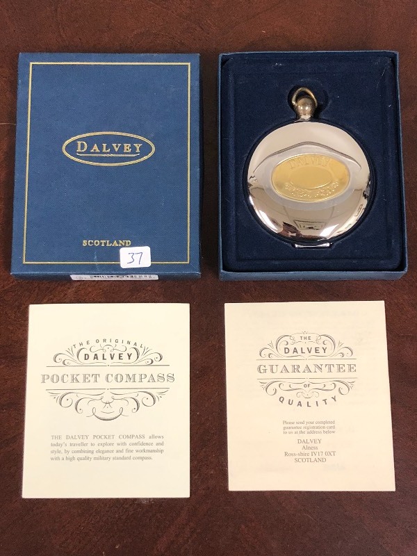 lot 37 image: Dalvey Pocket Compass With Display ...