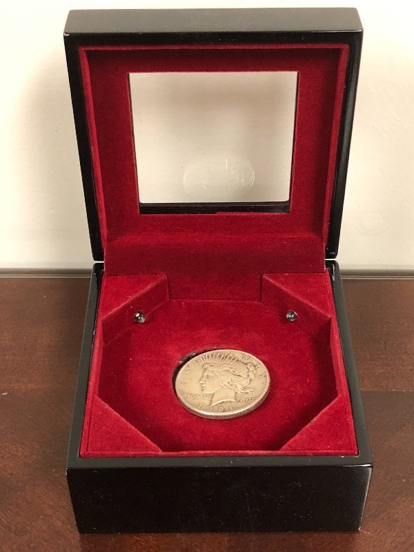 lot 39 image: 1921 Peace Silver Dollar With Disp...