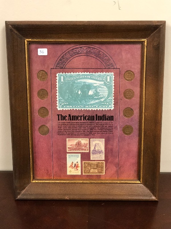lot 56 image: The American Indian Coin & Stamp Fr...