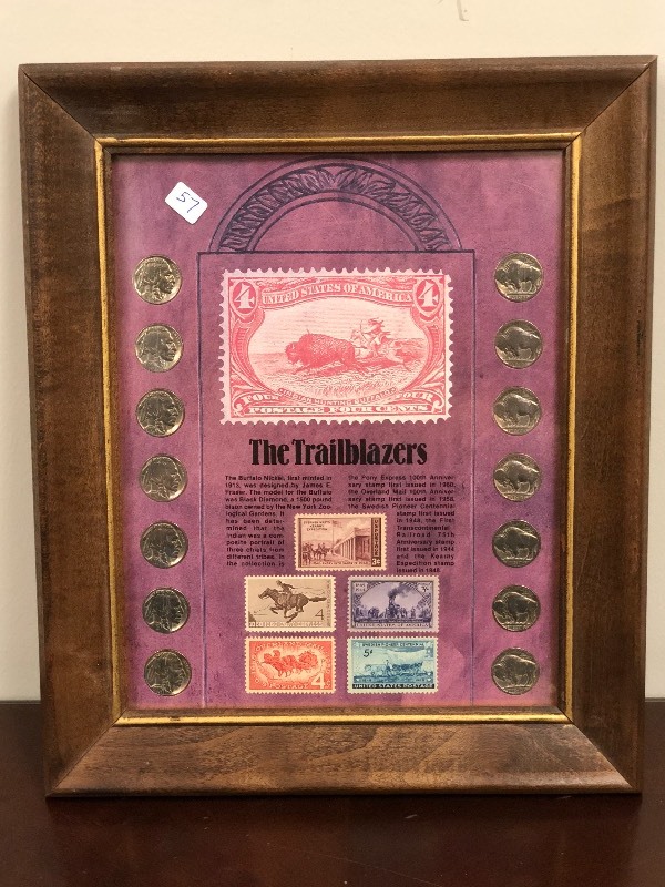 lot 57 image: The Trailblazers Buffalo Nickel & S...