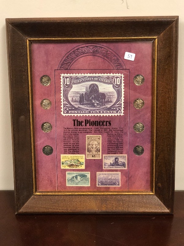 lot 59 image: The Pioneers Mercury Silver Dime Co...