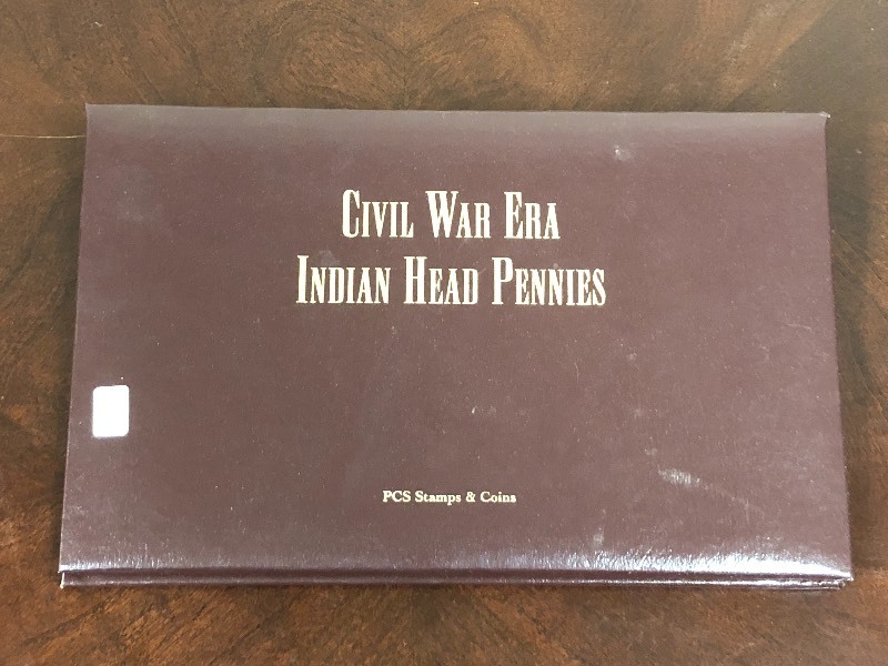 lot 82 image: Civil War Era Indian Head Pennies 1...