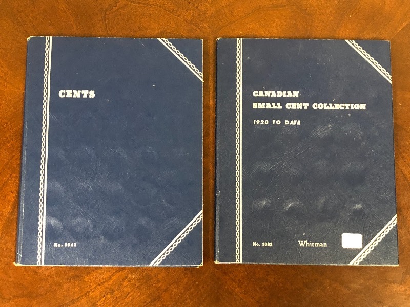 lot 83 image: (2) Canadian Small Cent Collection ...