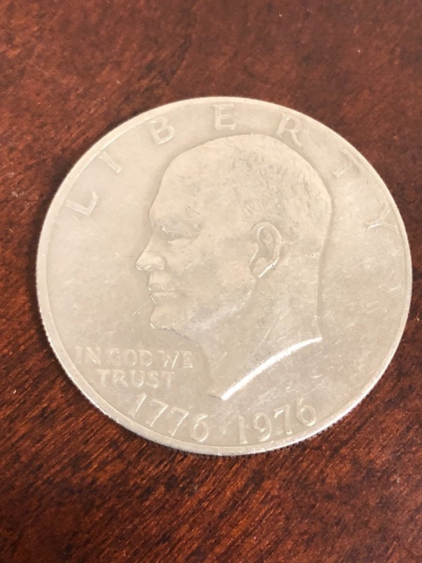 lot 95 image: (1) 1776-1976 Bicentennial Eisenhow...