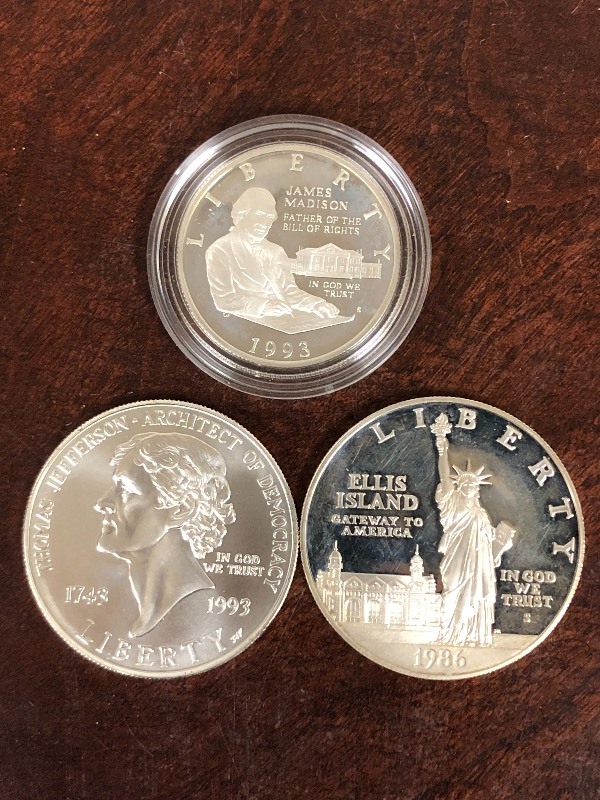 lot 119 image: Lot Of (1) 1743-1993 Commemorative...