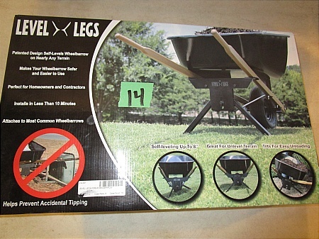 lot 14 image: Self Leveling Wheel Barrow Leveling Attachment