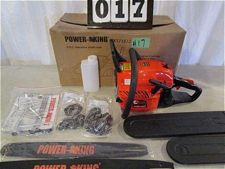 lot 17 image: Power King 2 Bar Chain Saw