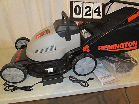 lot 24 image: Remington 19 Battery Power Mower