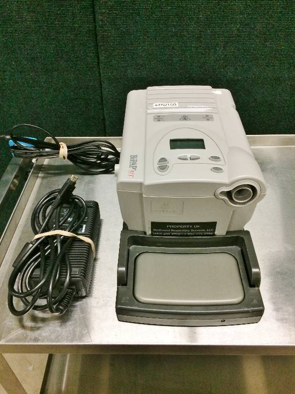 lot 2 image: Philips Respironics BIPAP ST OmniLab Advanced Titration System Sleep Lab CPAP Remstar Heated Humidifier For COPD, obesity hypoventilation, and neuromuscular disorder patients