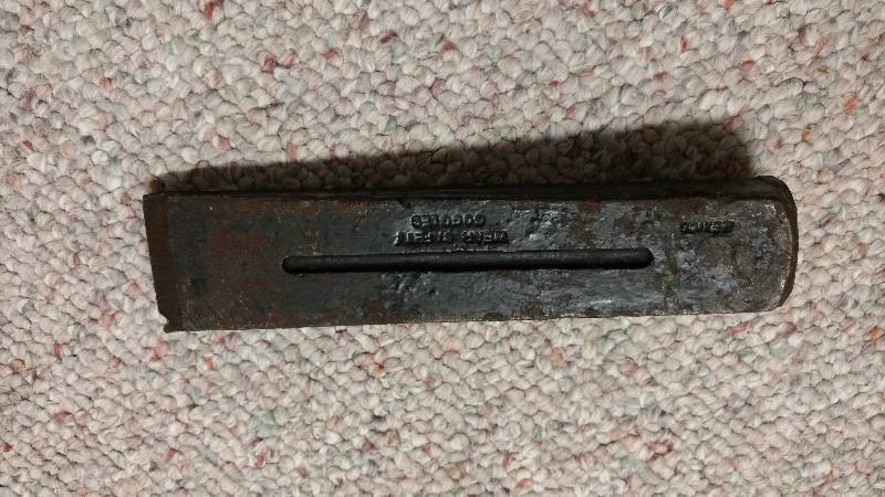 lot 62 image: Log Spliter Mallet and Wood Spliter Wedge