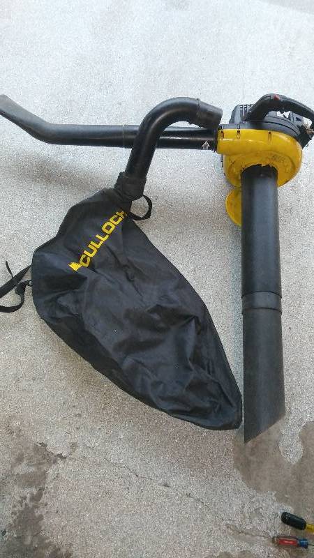lot 24 image: McCullough Gas Powered Leaf BlowerVacuum Shredder and Bagger