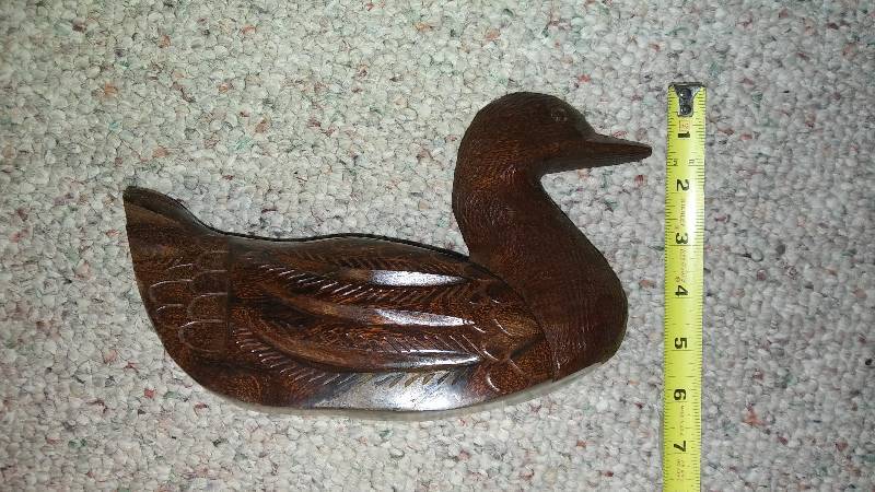 lot 85 image: Wood Duck Carving