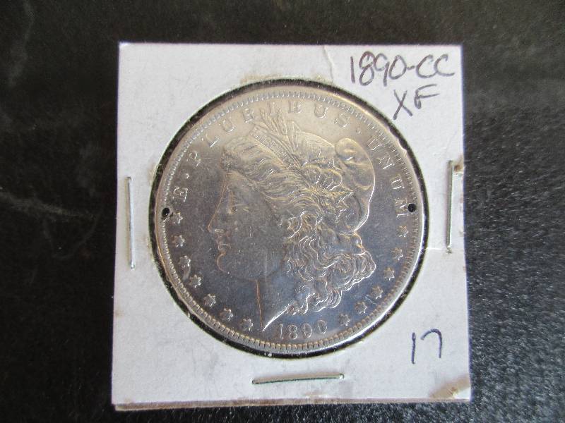 1890-CC Morgan Silver Dollar