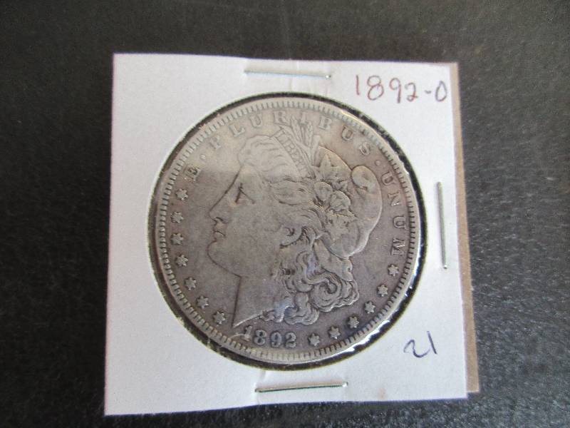 1892-O Morgan Silver Dollar