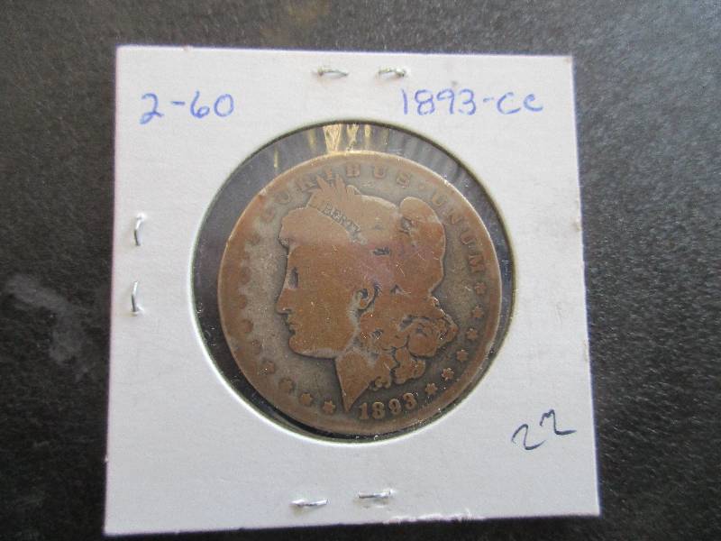 1893-CC Morgan Silver Dollar