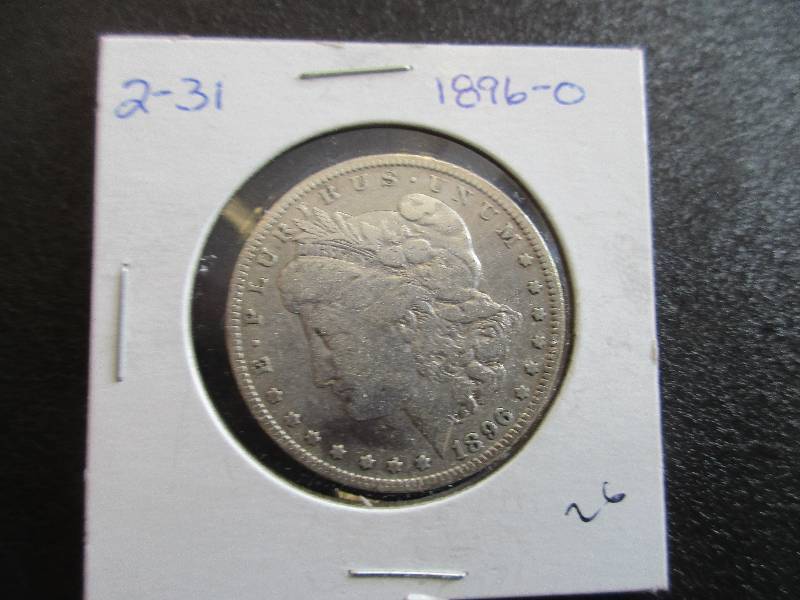 1896-O Morgan Silver Dollar