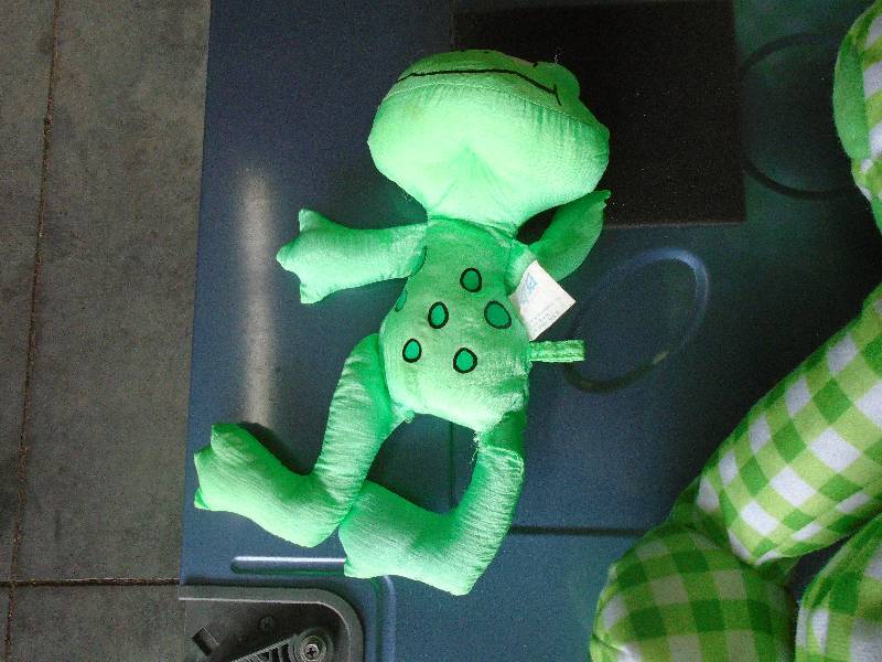 lot 13 image: Stuffed Animals and Wall Clock