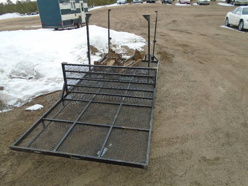 lot 19 image: Custom Built Steel Truck Rack