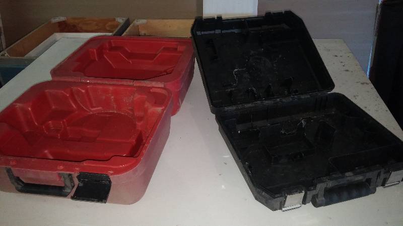 lot 18 image: Power Tool Storage Cases