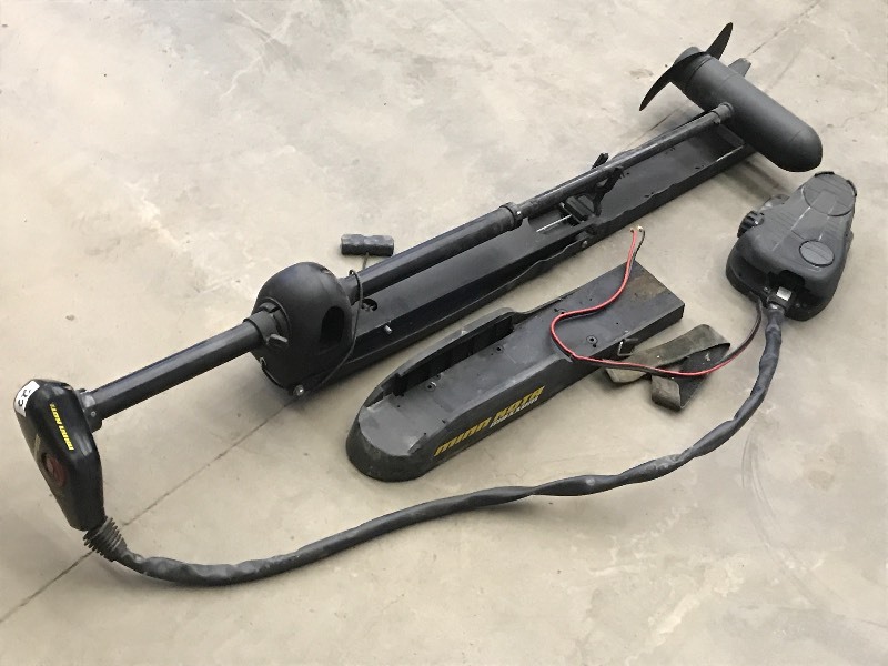 lot 22 image: MinnKota Maxxum 74# Trolling Motor,...
