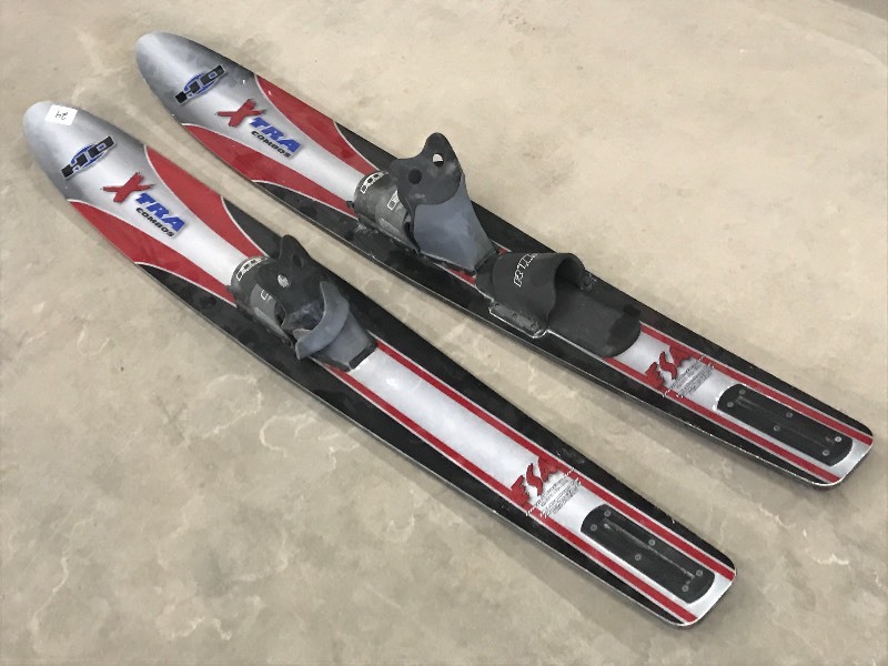 lot 24 image: Pair Of HO Xtra Combos Water Skis ...