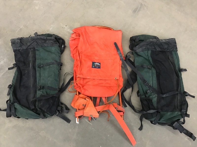 lot 29 image: Lot Of (3) Backpack Hiking Packs ...