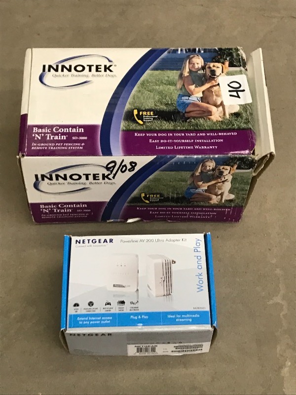 lot 40 image: (1) Innotek Contain-N-Train Pet Tra...