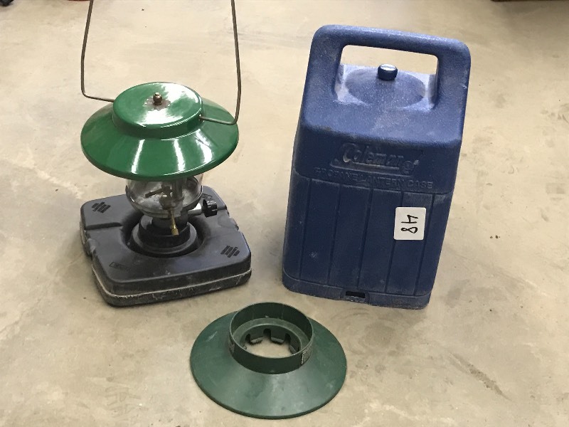 lot 48 image: Coleman Propane Camp Lantern With C...
