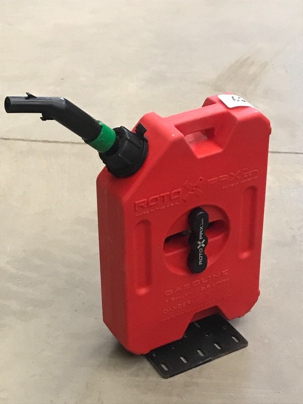 lot 62 image: RotoPax 1-Gallon Gas Can With Steel...