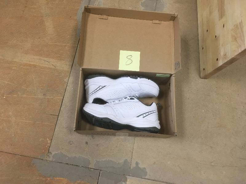 lot 8 image: Kirkland signature Mens Athletic Shoes White- Size 10 new