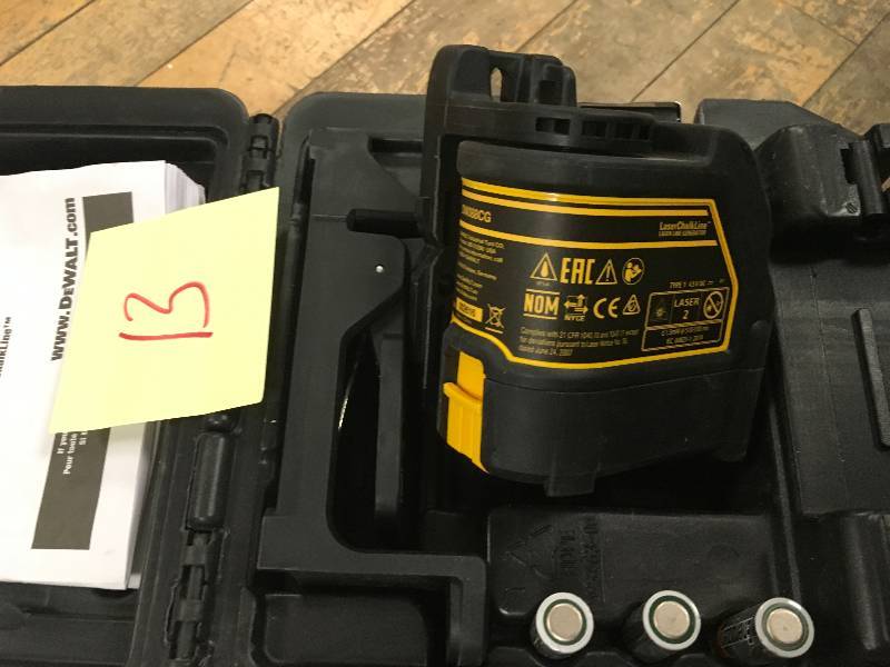 lot 13 image: DeWalt Laser Level Chauk Line used in working codition