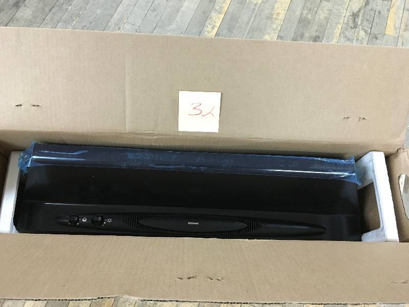 lot 32 image: Broan 30 Black Range Hood Ducted or Non-Ducted not used