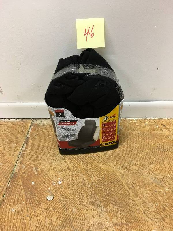 lot 46 image: Who-Rae Australia Dickies Hudson Seat Cover Pairs, Black not used