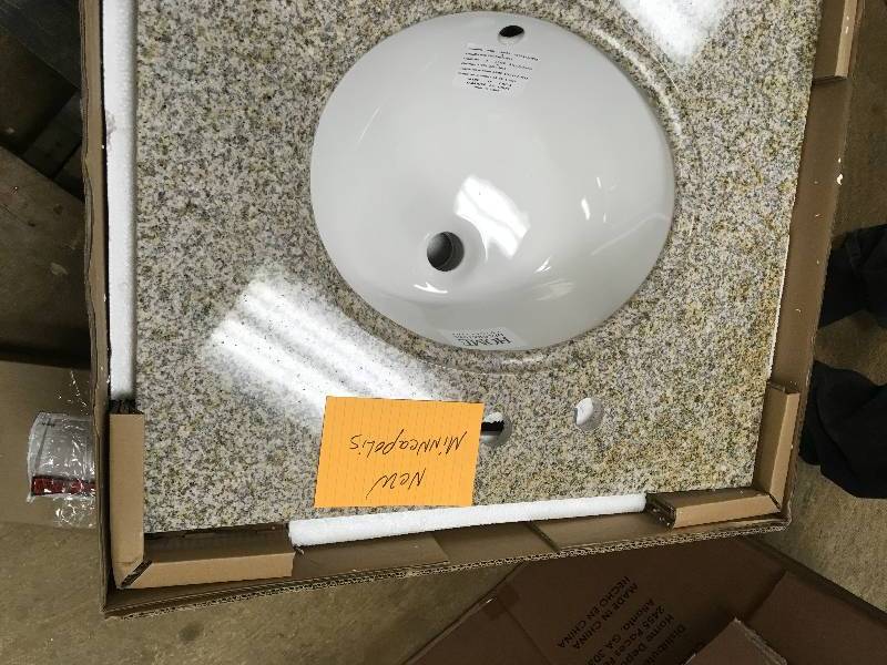 Pegasus Granite 25 Vanity Top with Sink not used