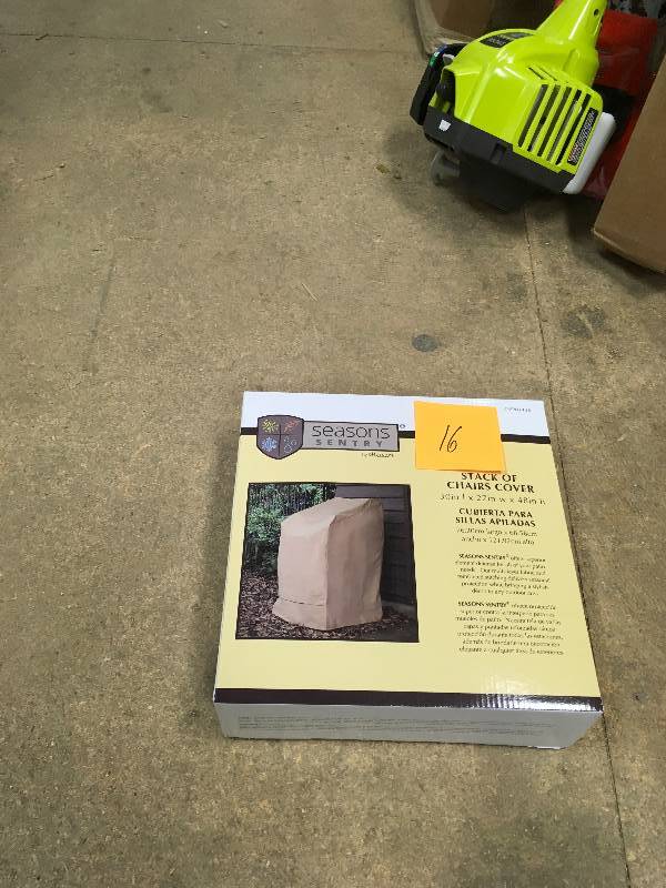 Seasons Sentry Stack of Chairs Cover, Brown new