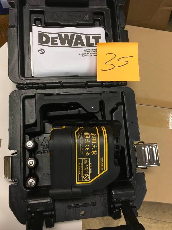DeWalt DW088K Self-Leveling HorizontalVertical Line Laser