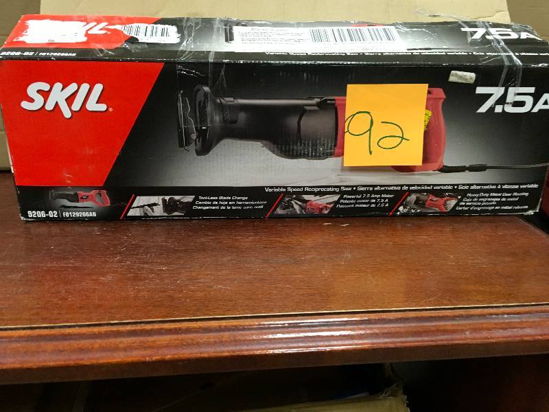 Skill 7.5 Amp Variable Speed Reciprocating Saw