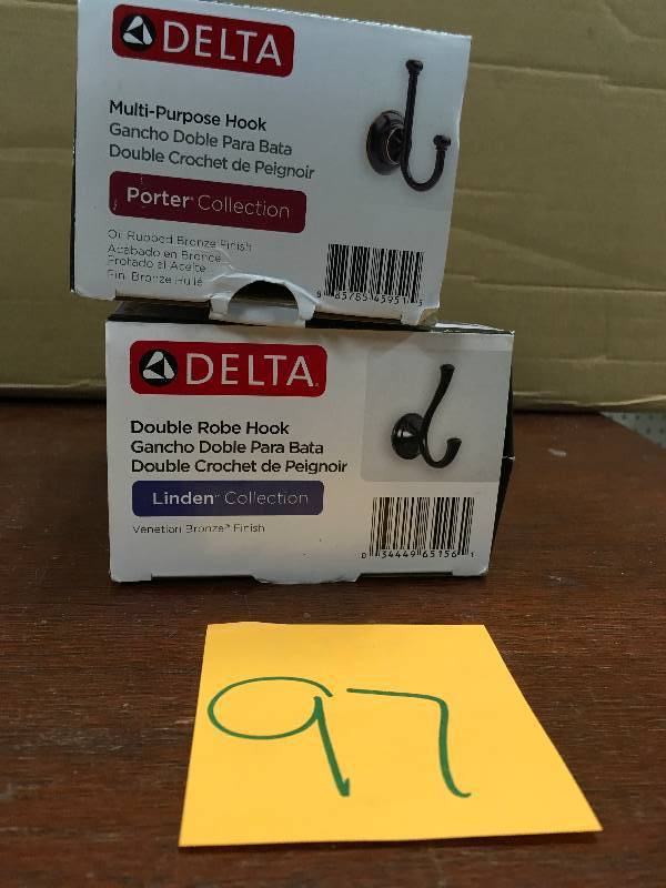 Delta Multi Purpose Hooks- Lot of 2